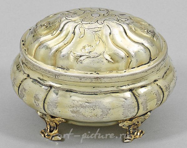 Small Rococo Sugar Box