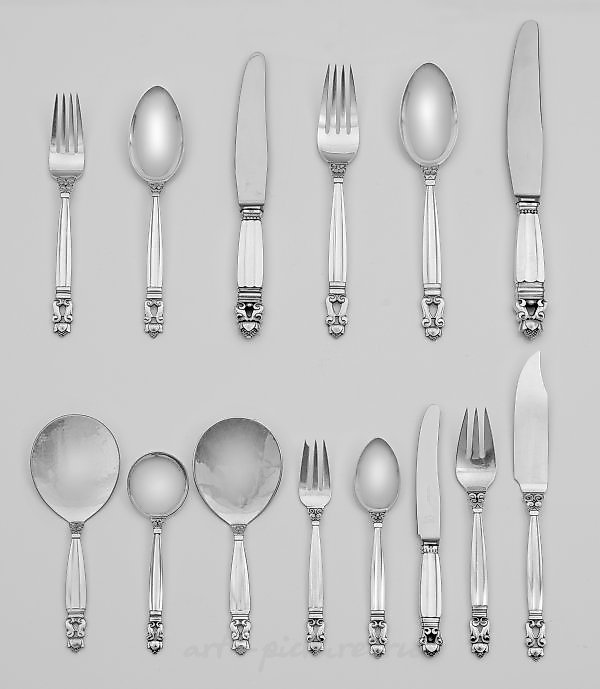 Набор "Acorn" от Georg Jensen: икона скандинавского дизайна