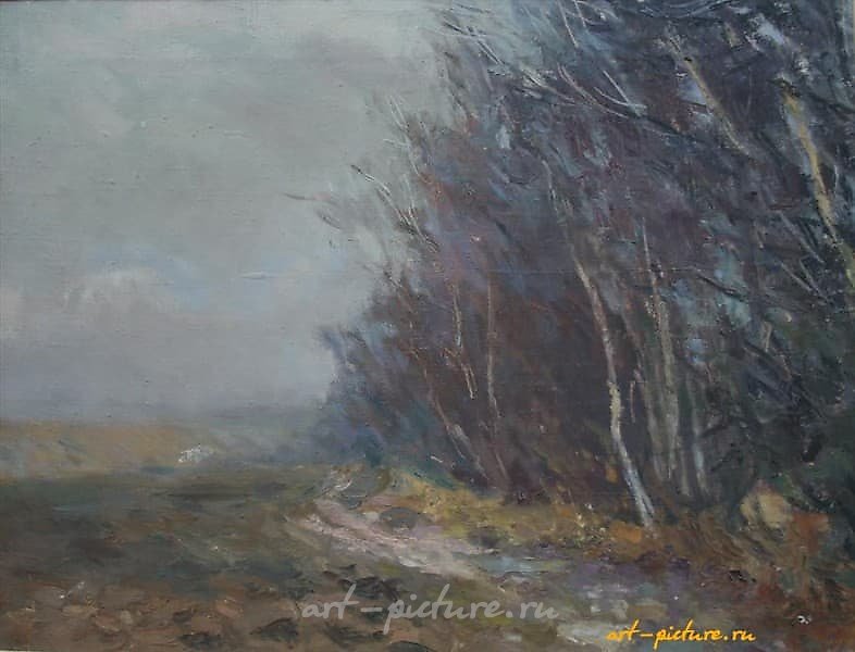 Смеркается. Холст, масло. 50 х 60 см