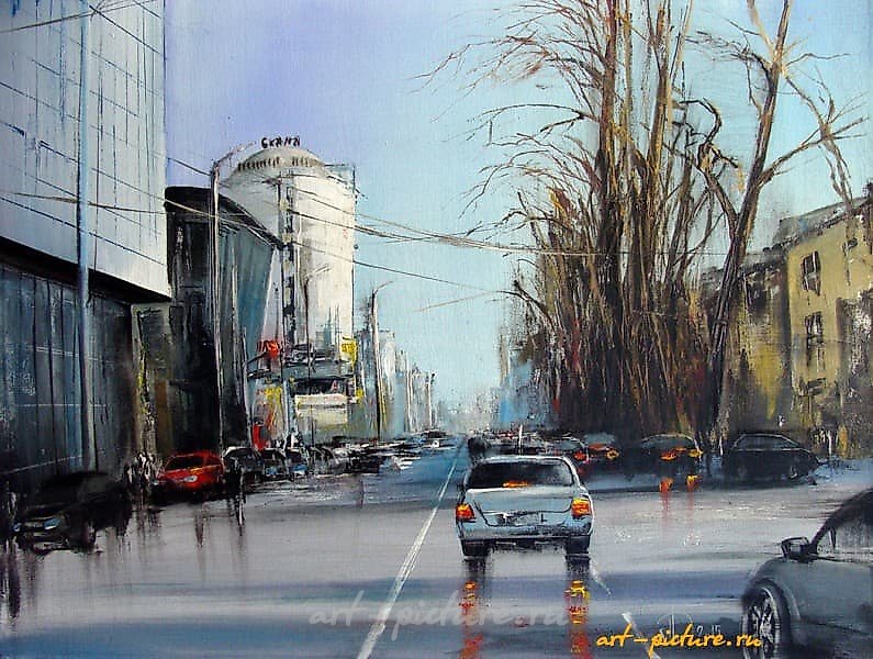 Самара ул.Мичурина акрил,холст