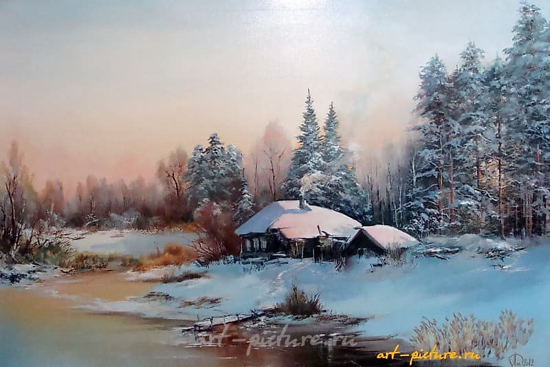 Хозяйство лесника масло,холст