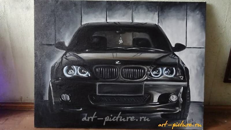 BMW масло, холст