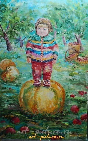 Урожайный год масло, холст