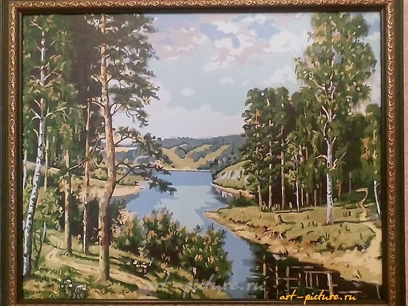 Картина Пейзаж холст, акрил 