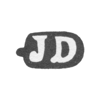 Клеймо неизвестного мастера Ленинграда - инициалы "JD" - 1882 г.