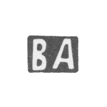 Клеймо мастера Акимов В. - Москва - инициалы "ВА" - 2-я половина 19 века - 1908 г.