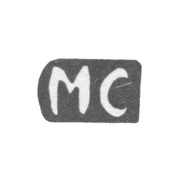 Клеймо мастера Смирнов Михаил Васильев - с. Красное - инициалы "МС" - 1898 г.
