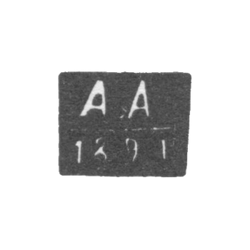 Klemo Protestant Master of Moscow - Arcibashev Anatoly Apollonovic - initials AA - 1891-1896.