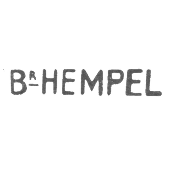 Клеймо братьев Хемпель - Киев - инициалы "B-HEMPEL" - 1899-1917 гг.