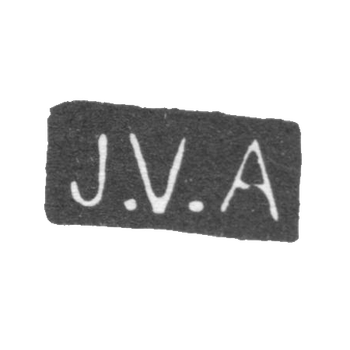 Клеймо мастера Арне Иоганн Виктор - Ленинград - инициалы "J.V.A"