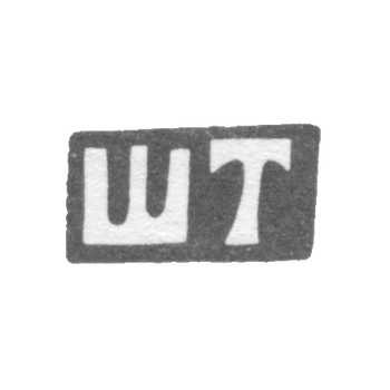 Claymo Master Tick S. - Vilno - initials of ST - 1850.