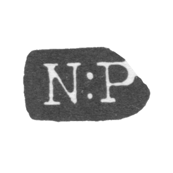 Клеймо мастеров Никольс Карл и Плинке - Ленинград - инициалы "N:P"