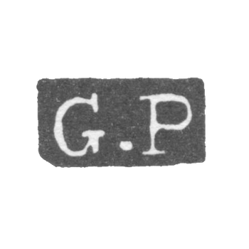 Клеймо мастера Петрель Густав Адольф - Ленинград - инициалы "G.P"