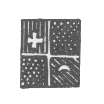 City Claymo Costrom 1813-1831 "The cross and the floorboard divided into four parts."