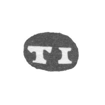 Клеймо мастера Ильин Тимофей - Москва - инициалы "TI" - 1704-1721 гг.