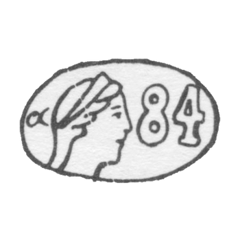 Клеймо окружных пробирных управлений 1908-1926 гг. - Петербург