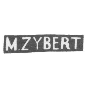 Клеймо мастера Циберт М. - Харьков - инициалы "M.ZYBERT" - после 1908 г.