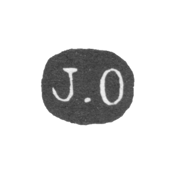 Клеймо мастера Ольсониус Иоган Фердинанд - Ленинград - инициалы "J.O"