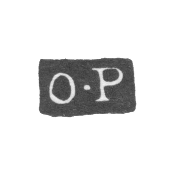 Клеймо мастера Петтелиус Отто Рейнхольд - Ленинград - инициалы "O-P"
