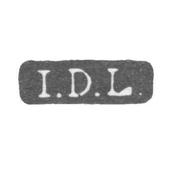 Клеймо мастера Линдквист Иоганн Дидрих - Ленинград - инициалы "I.D.L."