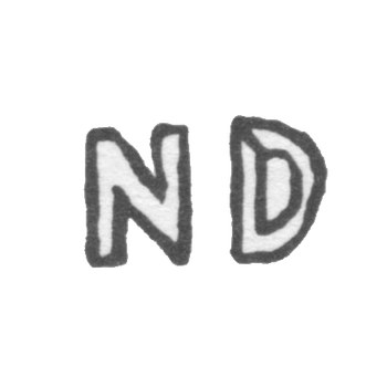 Клеймо мастера Дом Николай - Ленинград - инициалы "ND"