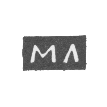 Клеймо неизвестного мастера Вологды - инициалы "МЛ" - 1787-1788 гг.