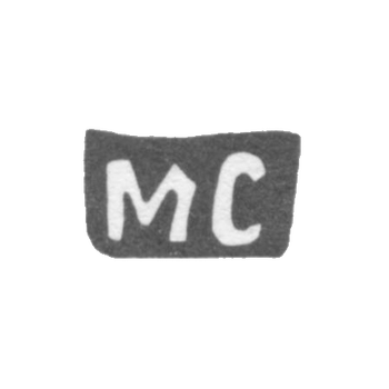 Клеймо мастера Смирнов Михаил Алексеев - с. Красное - инициалы "МС" - конец 19 века