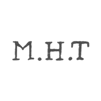 Клеймо мастера Тирионг Михаэль Генрих - Ленинград - инициалы "M.H.T"