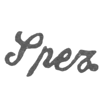 Клеймо мастера Шпер Адольф - Ленинград - инициалы "Sper"