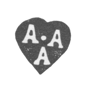 1765-1771 年莫斯科未知大师的克莱莫 - “A-A”号首字母.