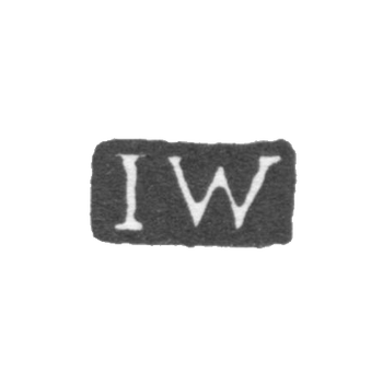 Клеймо мастера Варьюс Иоган - Ленинград - инициалы "IW"