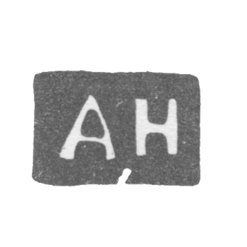 Claymo of an unknown master of Moscow - initials of the AN - 1852-1860.