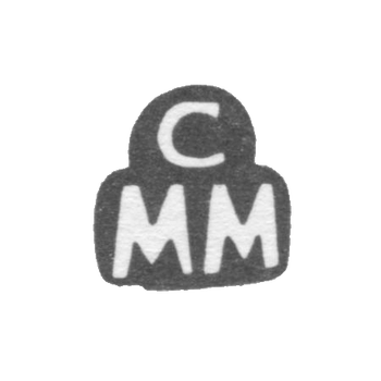 Claymo Master Muring Christian Mathias - Tallin - initials CMM - 1742-1787.