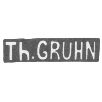 "Th.GRUHN" was the beginning of the 20th century