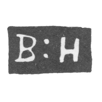Клеймо мастера Никитин Василий - Новгород - инициалы "В:Н" - 1820-1827 гг.