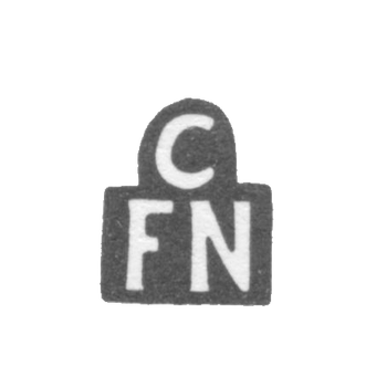 Claymo Master Nürnberg Christian Friedrich - Hapsal - initials of CFN - 1755-1783.