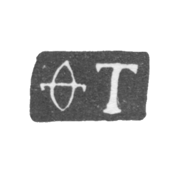 The stigma of the master of Tukalov Fedot Ivanov - Yaroslavl - initials "FT" - 1753-1788.