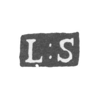 Клеймо мастера Смедберг Израель Людвиг - Ленинград - инициалы "L:S"